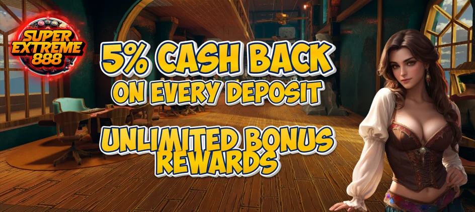 Play JILI Slot Games & Receive 5% Cashback on Every Deposit at SUPER EXTREME Casino - Best Online Slots PH